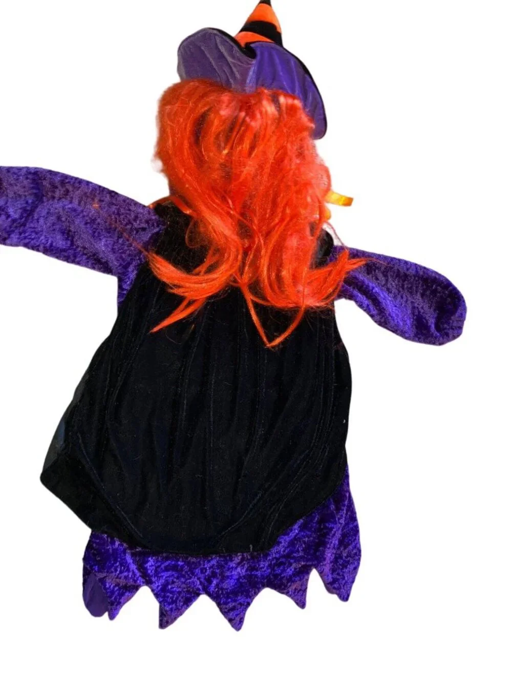 Toddler Witch Costume Chrisha Playful Plush Purple & Orange Halloween Outfit Age